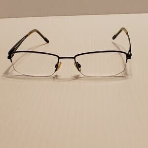 Lightec Morel France 6529 L Half Rim 54-18-140 Brown Eyeglasses Frames.